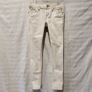 Cream Rock Revival skinny jeans